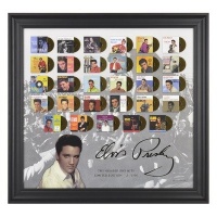 Elvis Presley Number 1 Gold Record Hits Framed Art, Limited Edition of 1956