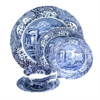 Spode Blue Italian 5-Piece Place Setting