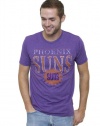 NBA Phoenix Suns Men's Vintage Solid Short Sleeve Crew T-Shirt, Plum