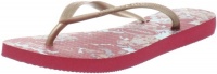 Havaianas Women's Slim Fashion Flip Flop,Chili Red,37/38 BR/7-8 M US