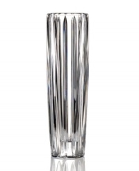 Inspired by the notched bezels of a luxury watchband, this Marquis by Waterford bud vase defies time with upright cuts and a clean silhouette in radiant crystal.