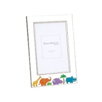 Reed & Barton Jungle Parade Silver Plate 4-Inch by 6-Inch Frame