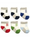 Carter's Hosiery Baby-boys Newborn 6 Pack Comp Sneakers Socks