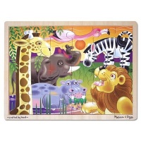 Melissa & Doug African Plains Jigsaw 24 pcs Puzzle