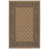 Couristan Recife Garden Lattice Indoor/Outdoor Area Rug - Cocoa/Black