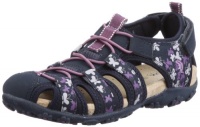 Geox Roxanne13 Sandal, Navy/Purple, 26 EU/9 M US Toddler