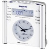 Sangean America RCR3 Radio-Controlled Atomic Digital AM/FM Clock Radio (White)