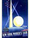 1939 New York Tomorrow Worlds Fair 9x12 Solid Wood Sign Wall Decor Art