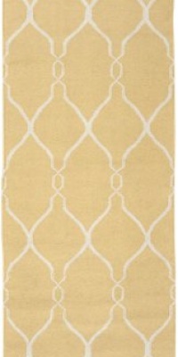 Area Rug 2x8 Runner Transitional Yellow Color - Surya Fallon Rug from RugPal