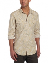 Lucky Brand Men's Honolulu Print Western Shirt