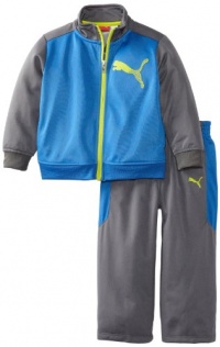 Puma - Kids Boys 2-7 Little Colorblock Tricot Set, Victoria Blue, 5