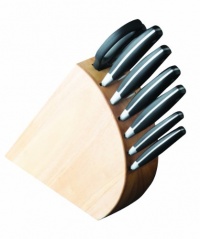 BergHOFF 8-Piece Forged Knife Block Set, Black