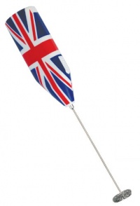 HIC Brands that Cook Aerolatte Milk Frother with To Go Case, Union Jack