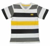 Ecko Unltd Boys Stripe Printed T-Shirt (6, Champion Yellow)