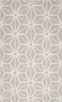 Area Rug 2x3 Rectangle Contemporary Light Gray Color - Surya Fallon Rug from RugPal