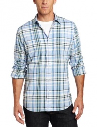 Nautica Men's Cape Cod Plaid Long Sleeve Shirt