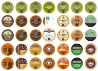 Crazy Cups Decaf Sampler, Single-cup coffee pack sampler for Keurig K-Cup Brewers (Pack of 35)