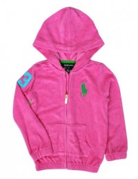 PRL Tod Girl Terry Hoodie, Pink, 3/3T