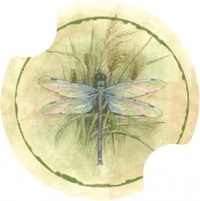 Dragonfly Carsters Two Pack, Coasters for Your Car