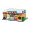 Department 56 The Simpson's Village from Kwik-E-Mart Lit House Figurine, 3.4-Inch