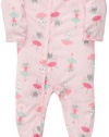 Carter's Baby Girls 1-pc L/S Footed - Ballerina Bunnies