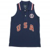 Ralph Lauren Girl's 2012 Olympic Team USA Sleeveless Shirt Navy 6