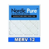 Nordic Pure 20x25x1 AC Furnace Air Filters MERV 12, Box of 6