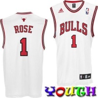 NBA Chicago Bulls Derrick Rose Replica Home Jersey - R28E5Bb5 Youth