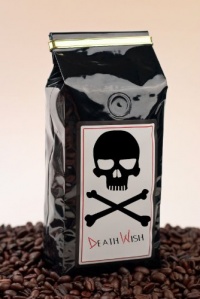 Death Wish Coffee, The World's Strongest Coffee, Fair Trade, Organic, Ground Coffee Beans, 16 Ounce Bag