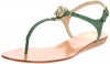 Dolce Vita Women's Isolde Sandal, Green Snake, 9.5 M US