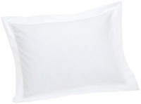 Fresh Ideas Tailored Poplin Pillow 2 Pack Sham King, White