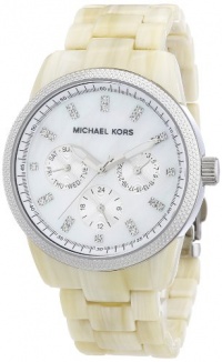 Michael Kors Ladies Horn Acrylic Mother Of Pearl Watch