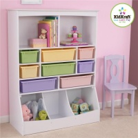 KidKraft Wall Storage Unit, White