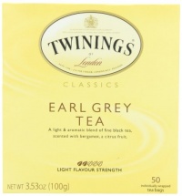 Twinings Earl Grey Tea, Tea Bags, 50-Count Boxes (Pack of 6)