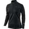 Nike Lady Element Half-Zip Long Sleeve Running Top - Medium - Black