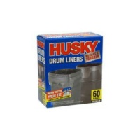 Husky Drum Liners, 55 Gal Clear