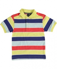 Nautica Sportswear Kids Boys 2-7 Bold Striped Polo