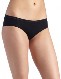 Calvin Klein Women's Seamless Edge Hipkini #D3319,Black,Small