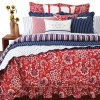 Lauren by Ralph Lauren Bedding Villa Martine Red Floral TWIN Bedskirt