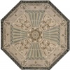 Area Rug 6x6 Octagon Transitional Beige Color - Nourison Versailles Palace Collection