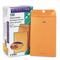 Quality Park Clasp Envelopes, 6 x 9 - Inches, Box of 100 (37855)