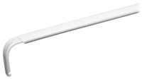 Levolor Kirsch A7004213287 45 to 82-Inch Width Heavy Duty Curtain Rod, White