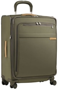 Briggs & Riley 24 Inch Expandable Upright Spinner - Olive Free 3 Day Shipping Upgrade