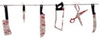 Bloody Weapon Garland, 7 1/2ft