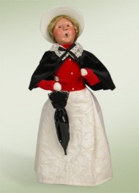 Byers' Choice Collectible Figurine, Singing In The Rain Woman