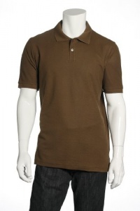 Club Room Solid Teak Casual Polo Shirt