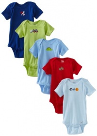 Gerber Baby-Boys Newborn 5 Pack Solid Onesies Brand