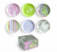 Rosanna Set of 6 La Vie Boho Dipping Dishes, Multi, 4