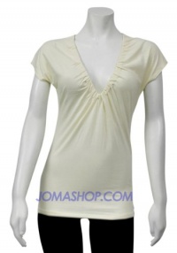 Ralph Lauren Womens Cream Knit Top In Small