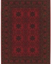 Area Rug 9x14 Rectangle Transitional Nomad Red Color - Couristan Kashimar Collection